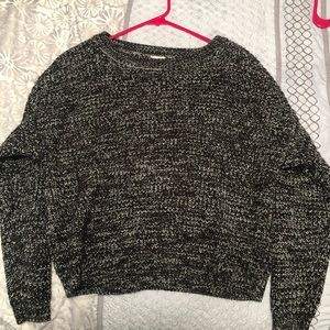 Grey knit sweater